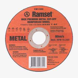 Cut Off Wheel - Steel INOX 102 x 1.0